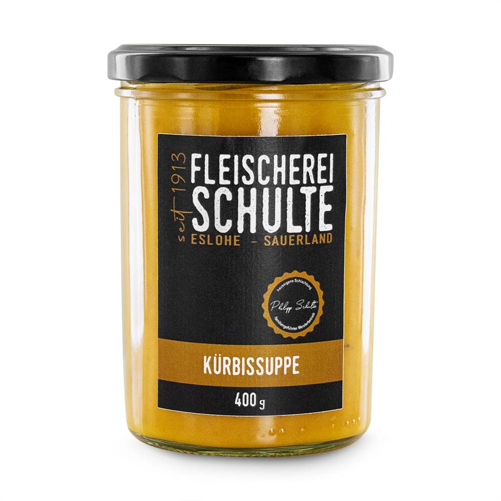 Referenz - Fleischerei Schulte Kürbiscremesuppe